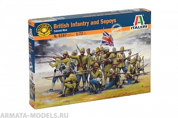 6187ИТ Солдатики BRITISH INFANTRY and SEPOYS (Colonial Wars)