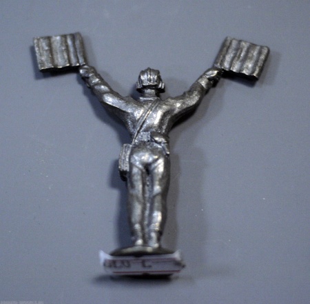 Н-7-079 Танкист сигнальщик Солдатики "Ура"