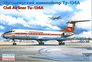 ЕЕ14416 Авиалайнер Ту-134А Interflug
