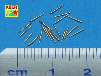 ABR-1:700-L-21  Дополнения для  Set of 20 pcs 102 mm universal barrels for Royal Navy ships для  1/700