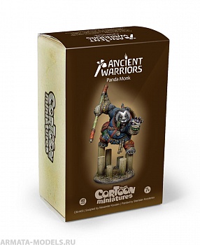 СM-A03 Декоративная фигурка из смолы Панда Монах (Panda Monk)