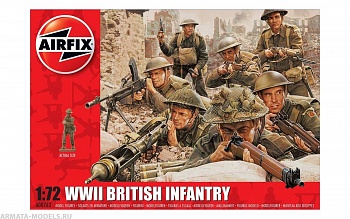 A00763 Набор фигур  WWII British Infantry
