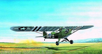 0822SM Самолёт  Piper Cub (1:48)