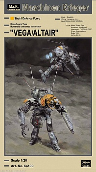 64109 Боевой робот Moon/Space Type Humanoid Unmanned Interceptor VEGA/ALTAIR (HASEGAWA)