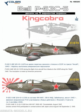 48020CD P-63C-5 Kingkobra in USSR