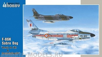 SH 48126 Самолет F-86K Armes de l'Air /Bundesluftwaffe