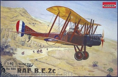 Rod426 Самолёт RAF B.E.2C WORLD WAR I Roden