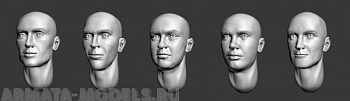 ARM356001 Головы (без волос), №1