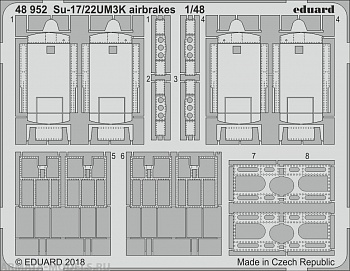 48952ED Su-17/22UM3K airbrakes 1/48