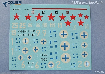 72046CD Декаль I-153  sky of the north 1/72