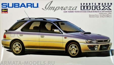 24015 АвтомобильSubaru Impreza WRX Sports Wagon Hasegawa