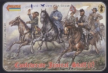 72047ST Фигуры Confederate General Staff 1/72