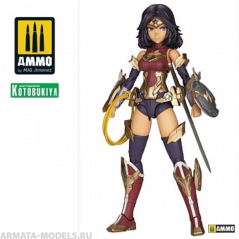 KTOCG004 Сборная модель DC Comics Cross Frame Girl Plastic Model Kit Wonder Woman Fumikane Shimada Ver.