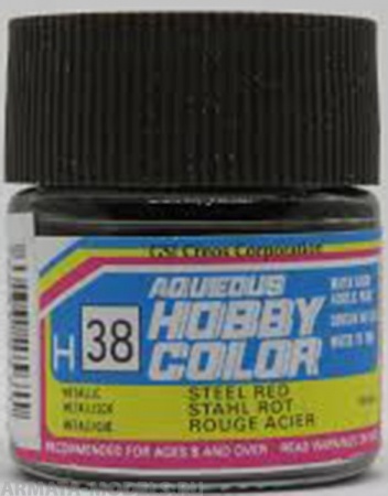 H038 Краска 10мл  STEEL RED
