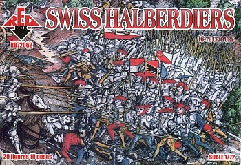 RB72062 Фигуры Swiss Infantry (Halberd) 16th century